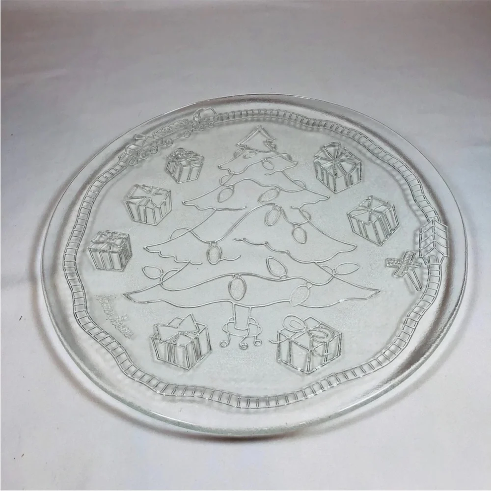 Neiman Marcus Clear Glass Christmas Tree Presents 13